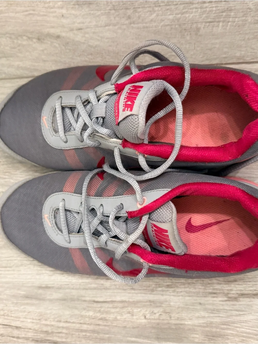 Women’s Pink/Gray Nike Air (size 8)
